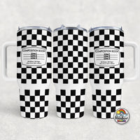 Checker Composition 2 All Colors- 40 oz. Cup