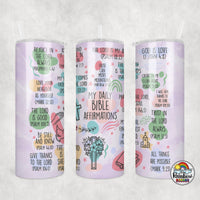 Bible Affirmations Tumbler