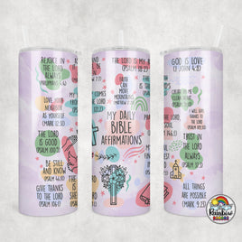 Bible Affirmations Tumbler