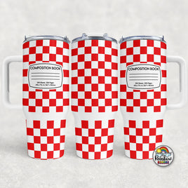 Checker Composition 2 All Colors- 40 oz. Cup