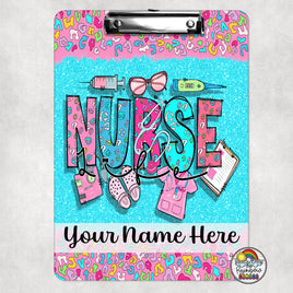 Pink Nurse Clipboard