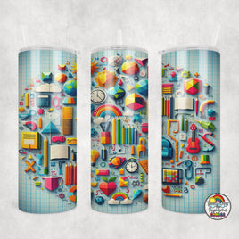 School Supplies 4 Tumbler