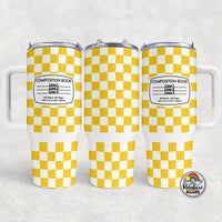Checker Composition 2 All Colors- 40 oz. Cup