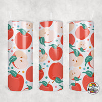 Coral Apples Tumbler