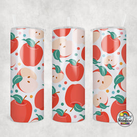 Coral Apples Tumbler