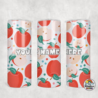 Coral Apples Tumbler