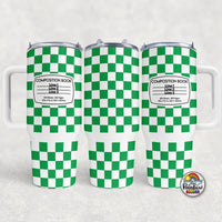 Checker Composition 2 All Colors- 40 oz. Cup