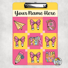 Pencil Bows 1 Clipboard