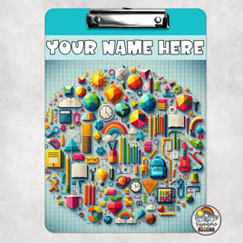 School Supplies 4 Clipboard