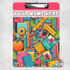 School Supplies 3 Clipboard