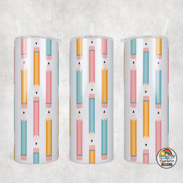 Pastel Pencils Tumbler