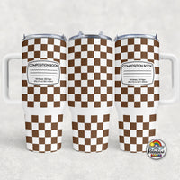 Checker Composition 2 All Colors- 40 oz. Cup