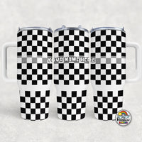 Plain Checker 2 All Colors- 40 oz. Cup