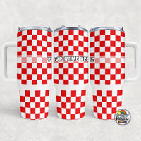 Plain Checker 2 All Colors- 40 oz. Cup