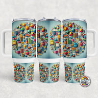 School Supplies 4- 40 oz. Cup