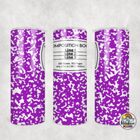 Plain Composition All Colors Tumbler