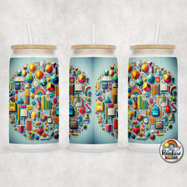 School Supplies 4 Glass Can