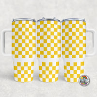 Plain Checker 2 All Colors- 40 oz. Cup