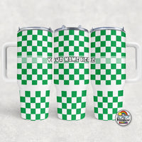 Plain Checker 2 All Colors- 40 oz. Cup