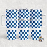 Plain Checker 2 All Colors- 40 oz. Cup