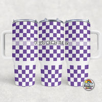 Plain Checker 2 All Colors- 40 oz. Cup