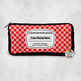 Checkered Comp 1 Small Pencil Bag