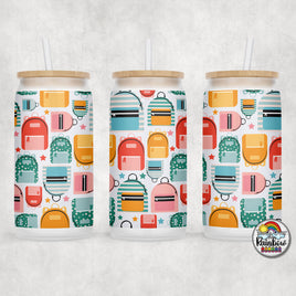 Coral Backpacks Glass Can