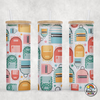 Coral Backpacks Glass Can