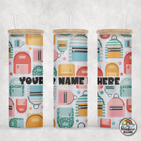 Coral Backpacks Glass Can