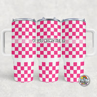 Plain Checker 2 All Colors- 40 oz. Cup