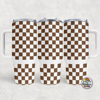 Plain Checker 2 All Colors- 40 oz. Cup