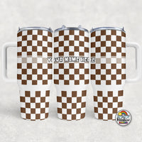 Plain Checker 2 All Colors- 40 oz. Cup