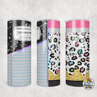 Light Leopard Pencil Combo Tumbler