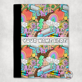 Teacher Things Leopard Portfolio