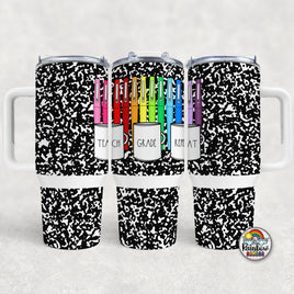 Teach Grade Repeat- 40 oz. Cup