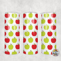 Red & Green Apples Tumbler