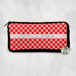 Plain Checkered 1 Small Pencil Bag