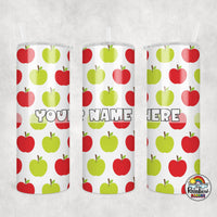 Red & Green Apples Tumbler