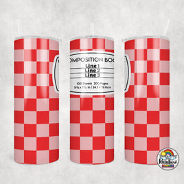 Checker Composition 1 All Colors Tumbler