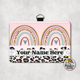 Pink Boho Leopard Horizontal