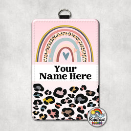 Pink Boho Leopard Vertical