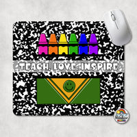 Bright Crayons Mouse Pad