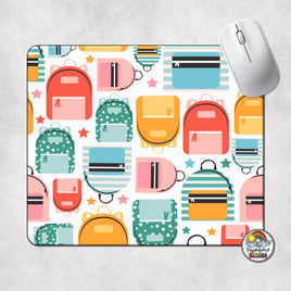 Coral Back Pack Mouse Pad