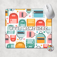 Coral Back Pack Mouse Pad