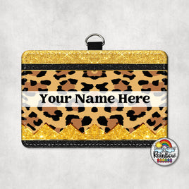 Leopard Glitter Pencil Horizontal