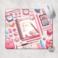 Pink Supplies 2 Mouse Pad