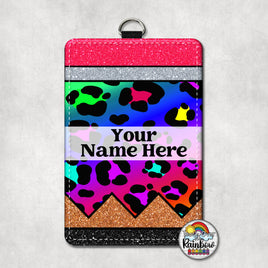 Neon Leopard Pencil Vertical