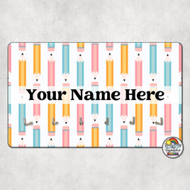 Pastel Pencils-Hall Pass Holder