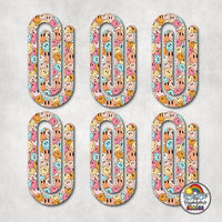 Just Full of Smiles Acrylic Paperclips