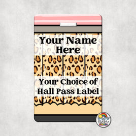 Tan Leopard Pencil-Single Pass